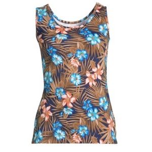Land’s End floral tank top